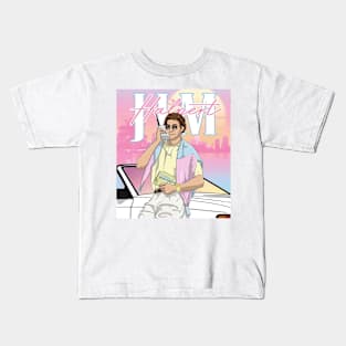 Jim Halpert Vice City Kids T-Shirt